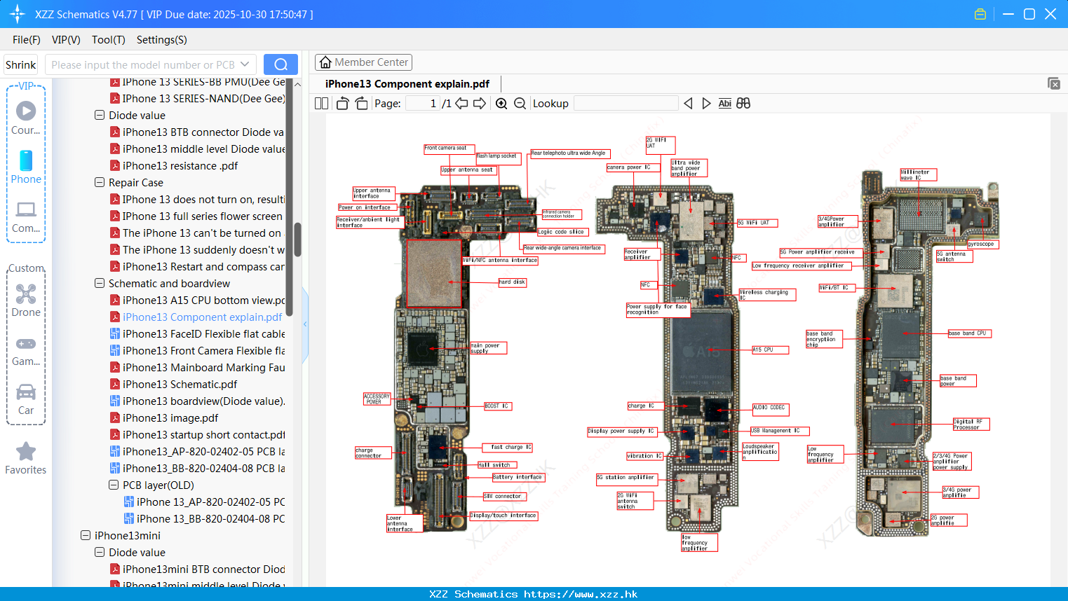 IPhone13 Component Explain
